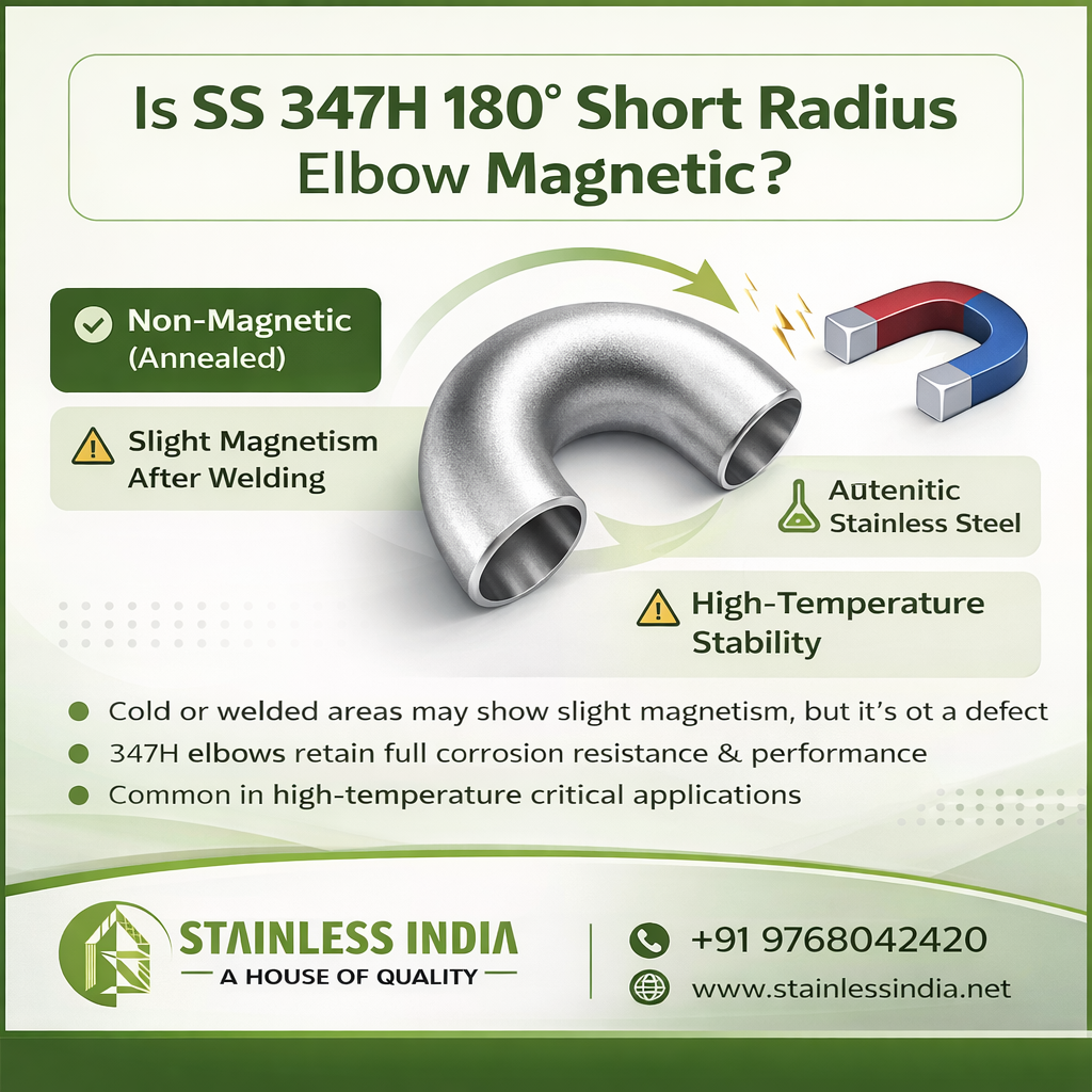 SS 347H Elbow for Oil and Gas Industry