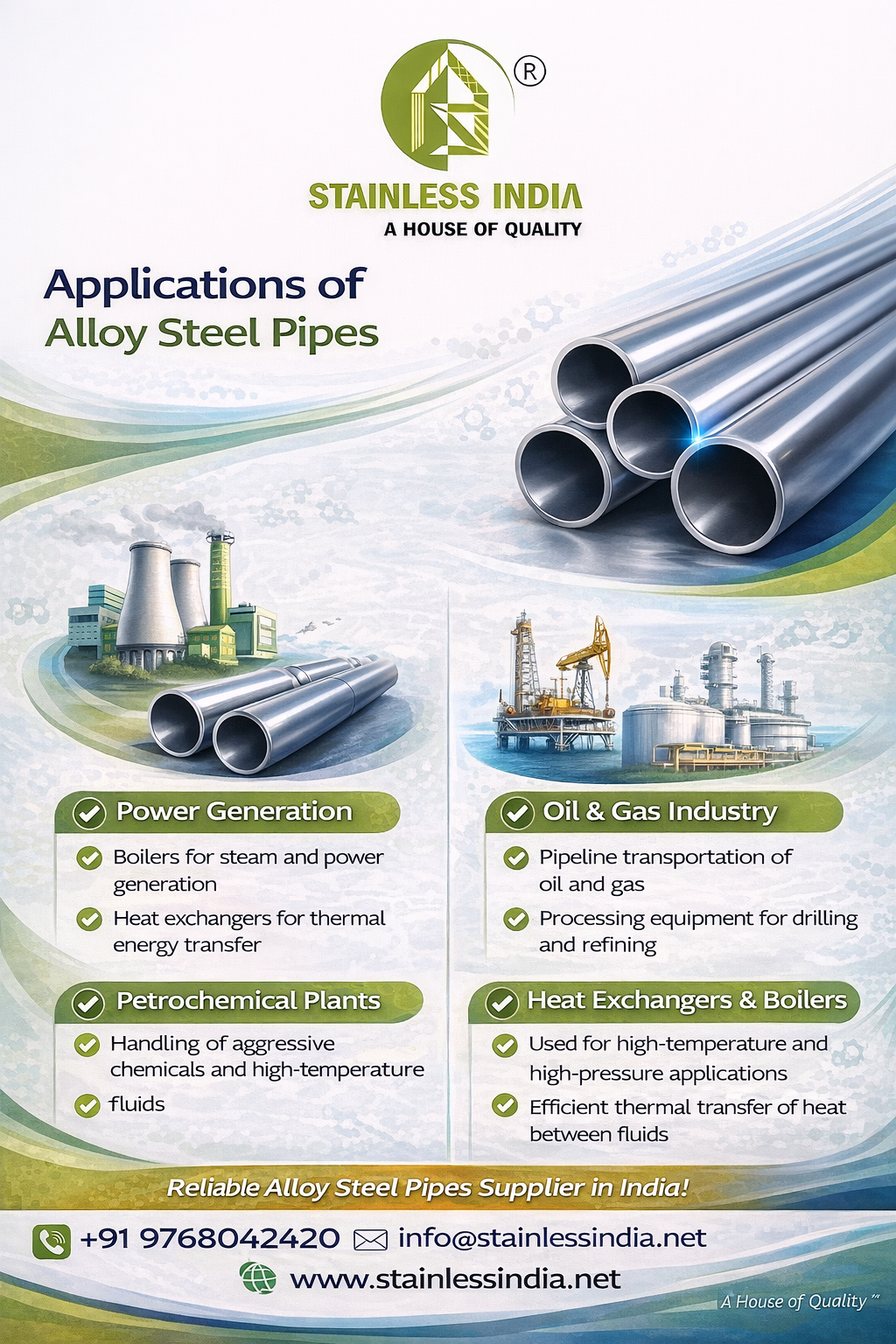 Industrial Alloy Steel Pipe Manufacturer
