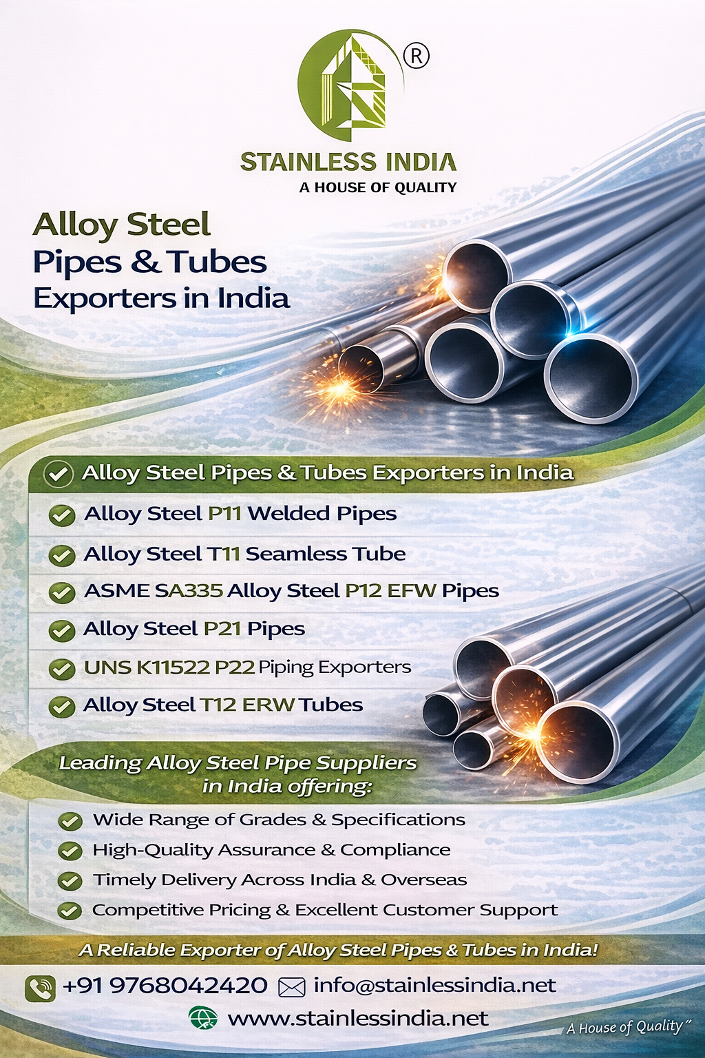 ASTM A335 P22 Alloy Steel Pipe