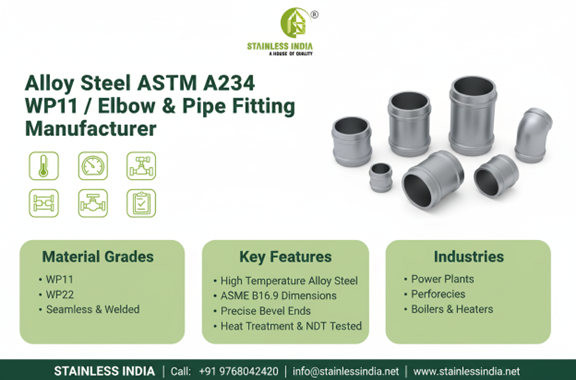 ASTM A234 Alloy Steel 180 Degree Buttweld Elbow