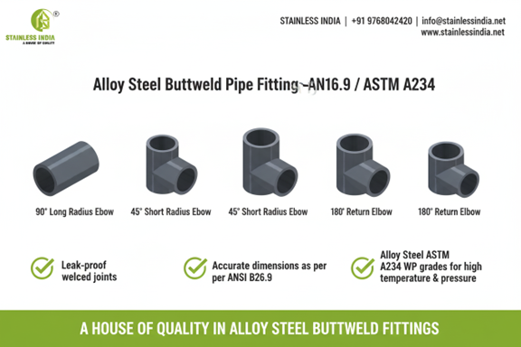 ASTM A234 WP11 Alloy Steel Elbow