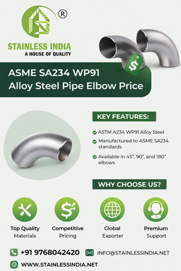 Alloy Steel Elbow for Petrochemical Applications