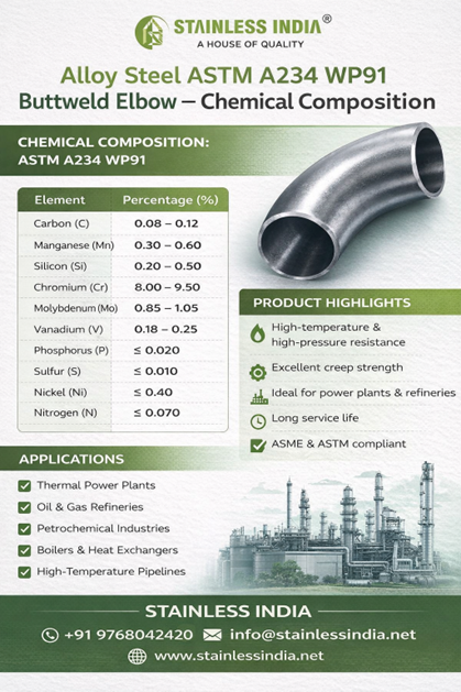 Short Radius Alloy Steel Return Bend