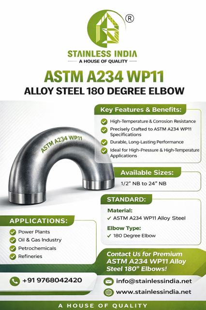 Industrial Grade Alloy Steel Elbow