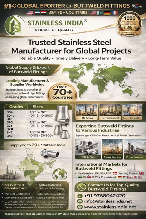 Seamless Buttweld Pipe Fittings Manufacturer