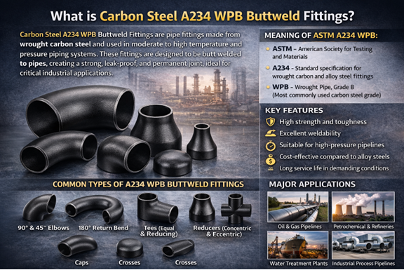 ASTM A234 Carbon Steel Pipe Components