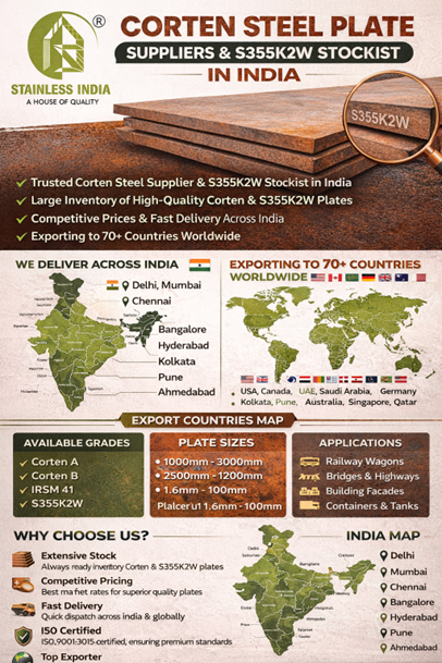S355K2W Corten Steel Plate