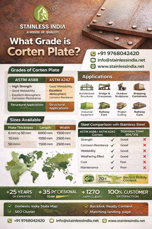 Corten Steel Plate for Structural Applications