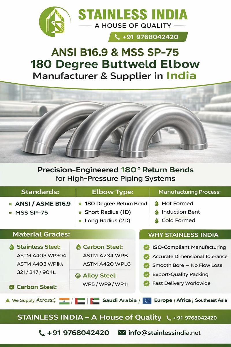 High Pressure Stainless Steel Pipe Elbow