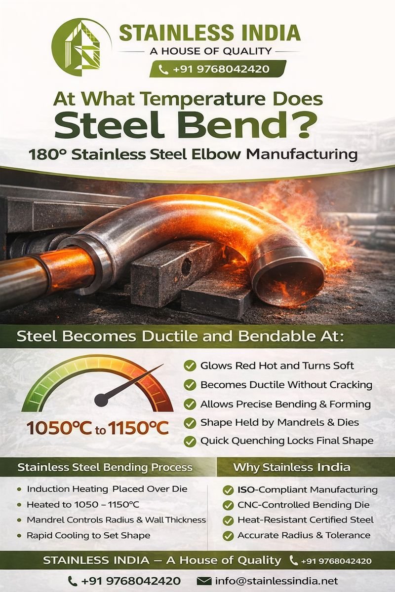 Heavy Duty Stainless Steel Return Bend