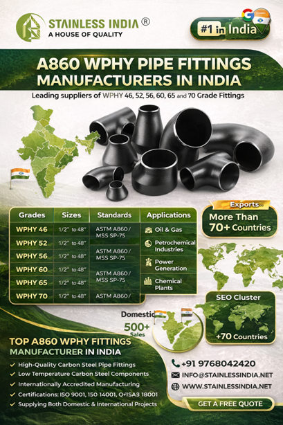 ASTM A860 WPHY 52 Pipe Components